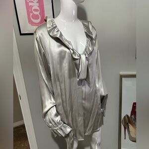 Alfani Silk Dress Shirt Sz 3X